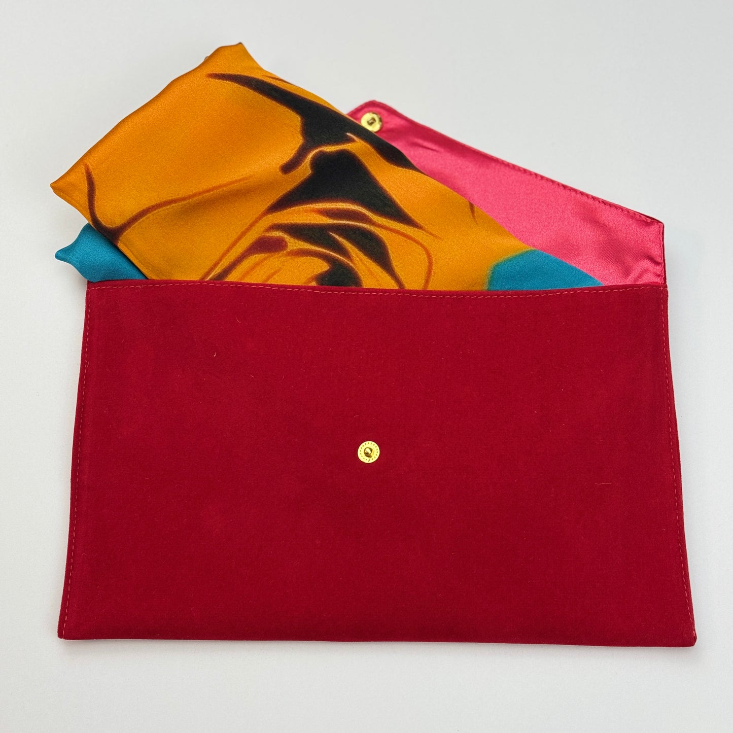 Foulard in raso di seta Pop Art Roses: ispirato ad Andy Warhol